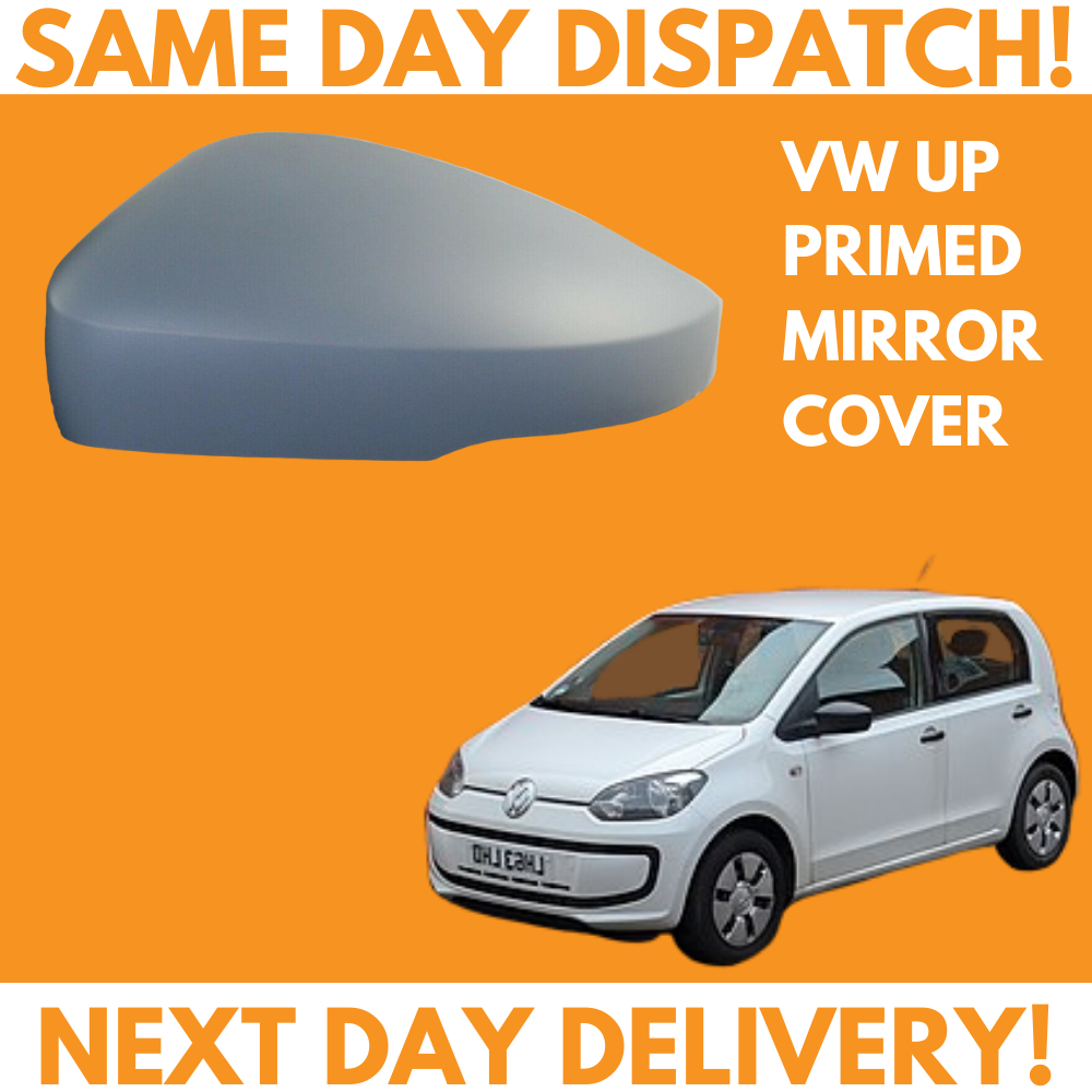 VW UP 2016-2020 Wing Mirror Cover Primed Left Side