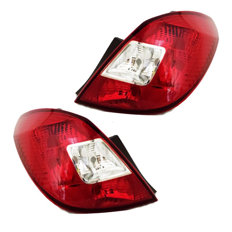 VAUXHALL CORSA D MK3 7/2006-8/2011 REAR TAIL LIGHTS 1 PAIR O/S & N/S