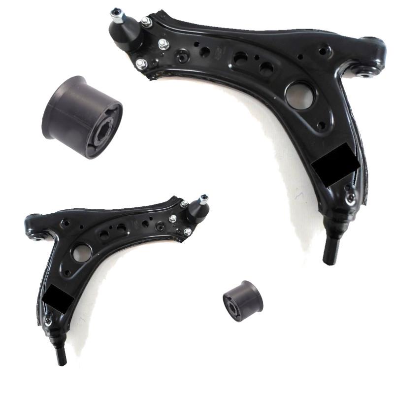 Skoda Fabia Mk1 Front Lower Pair Wishbone Control Arms Pair with Bushes