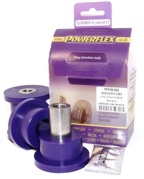For Mazda RX-7 1992-2002 PowerFlex Front Lower Wishbone Rear Bush