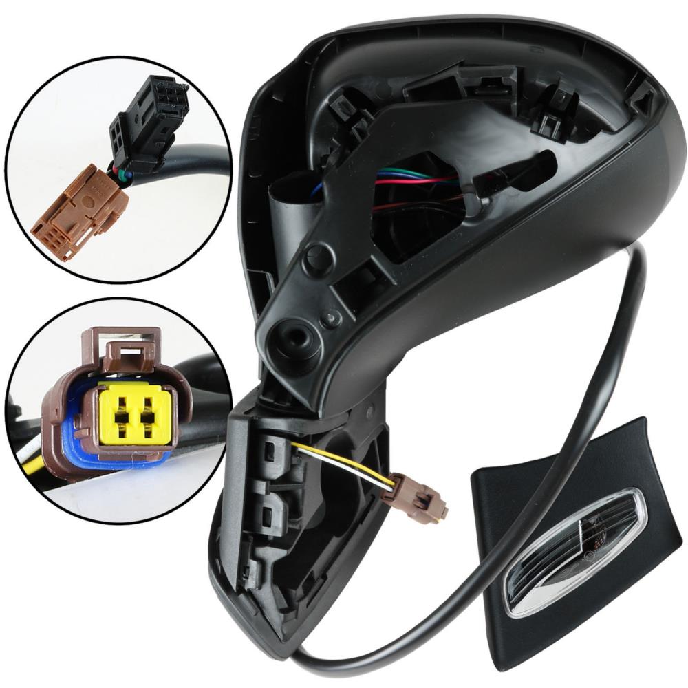 Peugeot 207 2006-2013 Electric Wing Door Mirror Primed Cover Passenger Side N/S