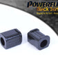 For Toyota MR2 SW20 REV 2 to 5 1991-1999 PowerFlex Black Rear Anti Roll Bar Bush