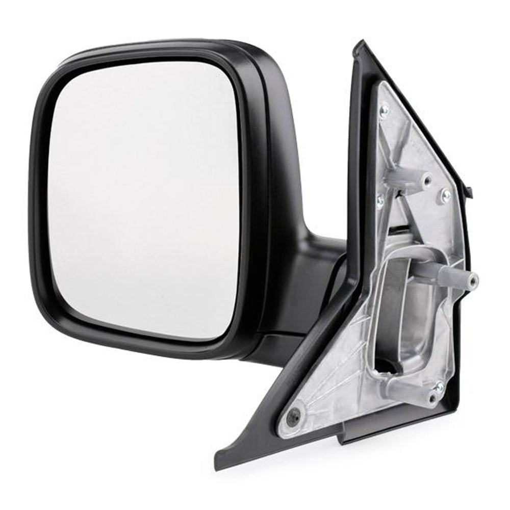 VW Transporter T5 2003-2010 Black Manual Door Wing Mirror Passenger Side Left