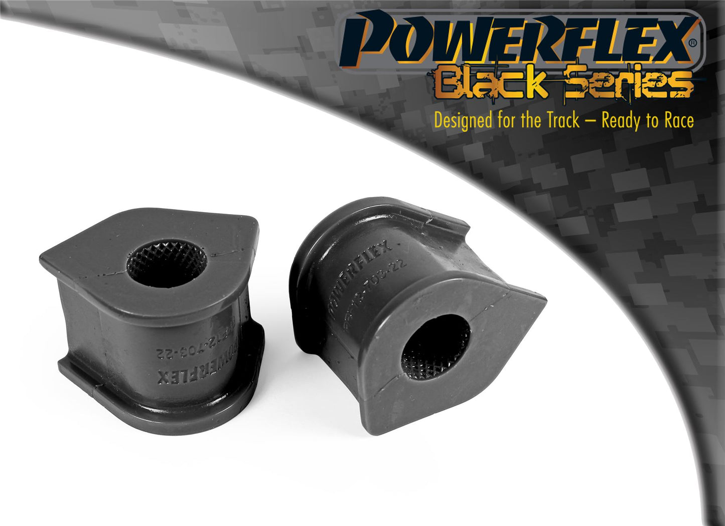 Toyota Aygo (2005-2014) PowerFlex Black Front Anti Roll Bar Bush 22mm