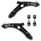 For Toyota Aygo 2005-2015 Front Lower Wishbones Arms and Drop Links Pair