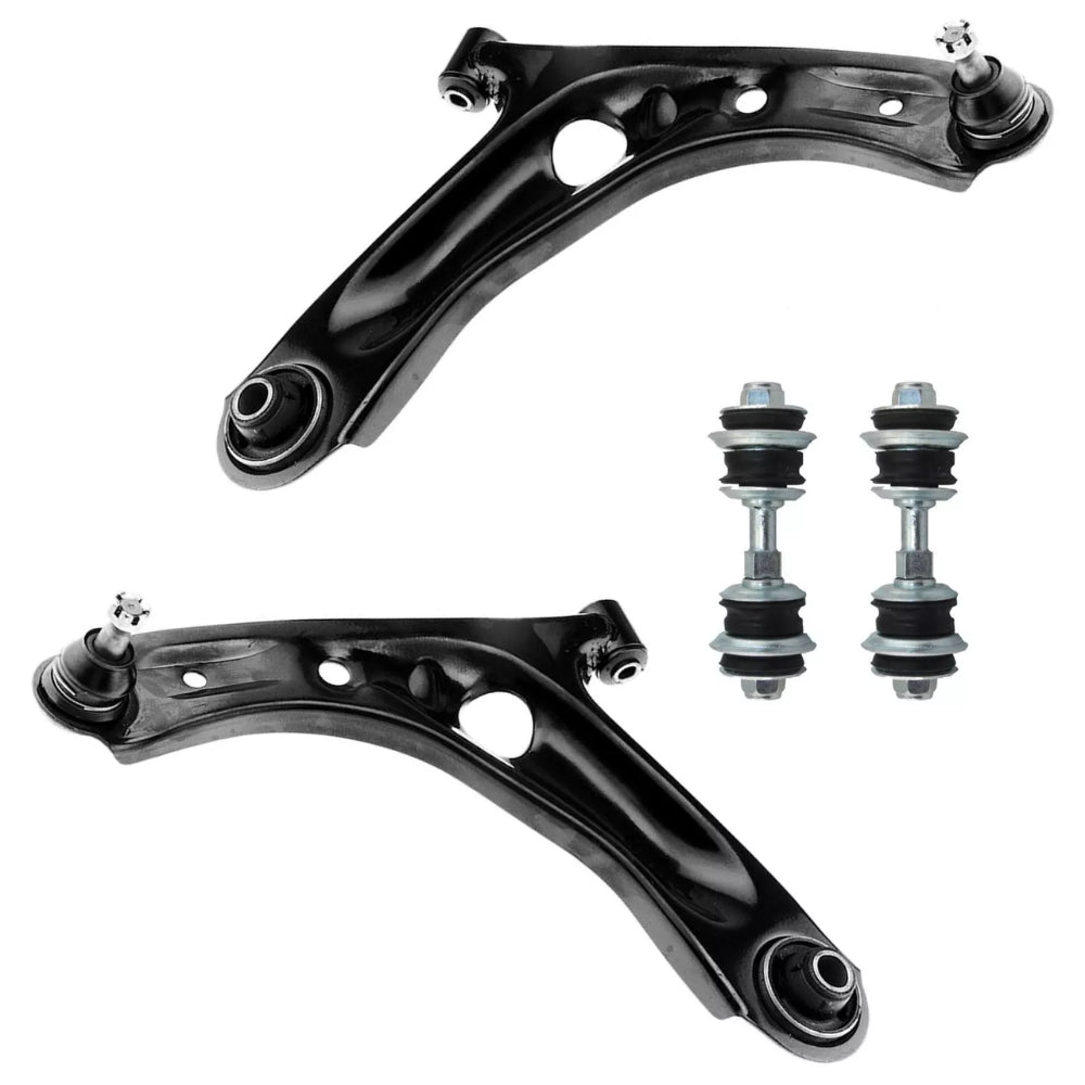 For Toyota Aygo 2005-2015 Front Lower Wishbones Arms and Drop Links Pair