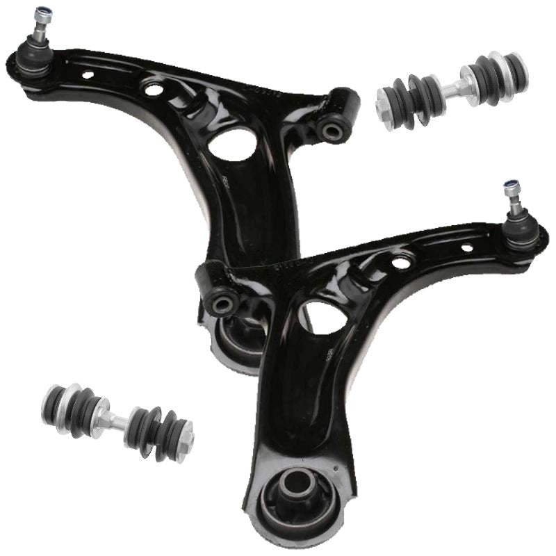 Peugeot 107 2005 2015 Front Lower Wishbones Arms And Drop Links Pair peugeot-107-2005-2015-front-lower-wishbones-arms-and-drop-links-pair