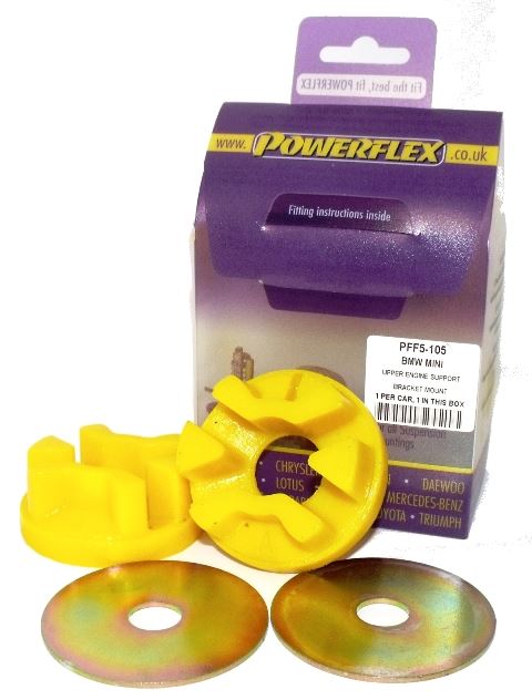 For Mini R50/52/53 2000-2006 PowerFlex Upper Engine Mount Large Bush Insert