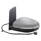 VW Touran Mk2 9/2010- Powerfolding Wing Door Mirror Primed Cover Passenger Side