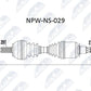 Nissan Navara D40 2.5 dCi 2005-2015 Left or Right Front Axle Driveshaft