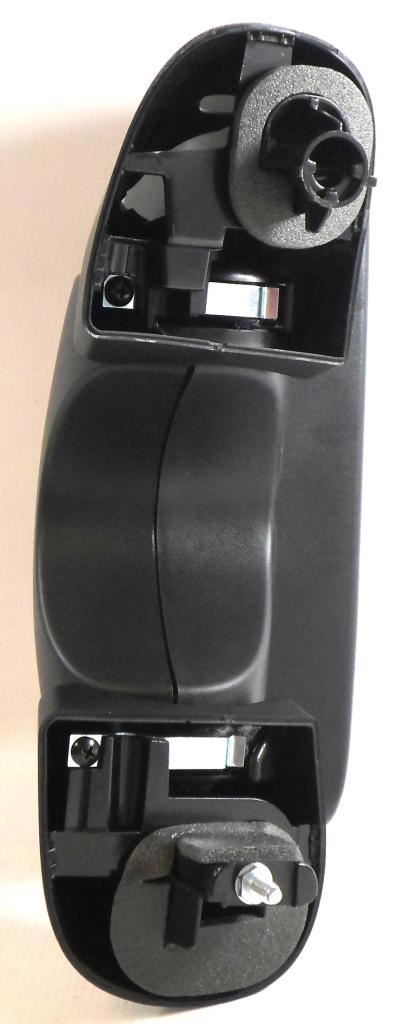 Renault Trafic Van Mk2 2010-> Manual Wing Door Mirror Black Cover Drivers Side