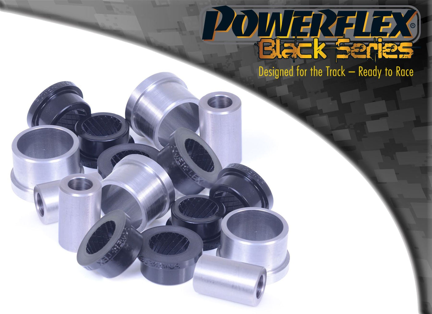 For Volvo V60 (2011 on) PowerFlex Black Rear Upper Arm Bush