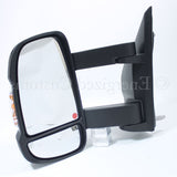 Fiat Ducato 2006-2018 Long Arm Electric Black Door Wing Mirror Passenger Side