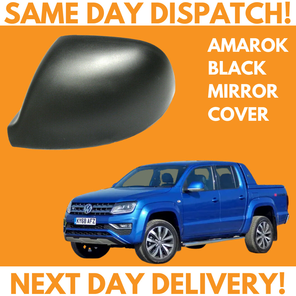 VW Amarok 2010-2018 Wing Mirror Cover Black Left Side
