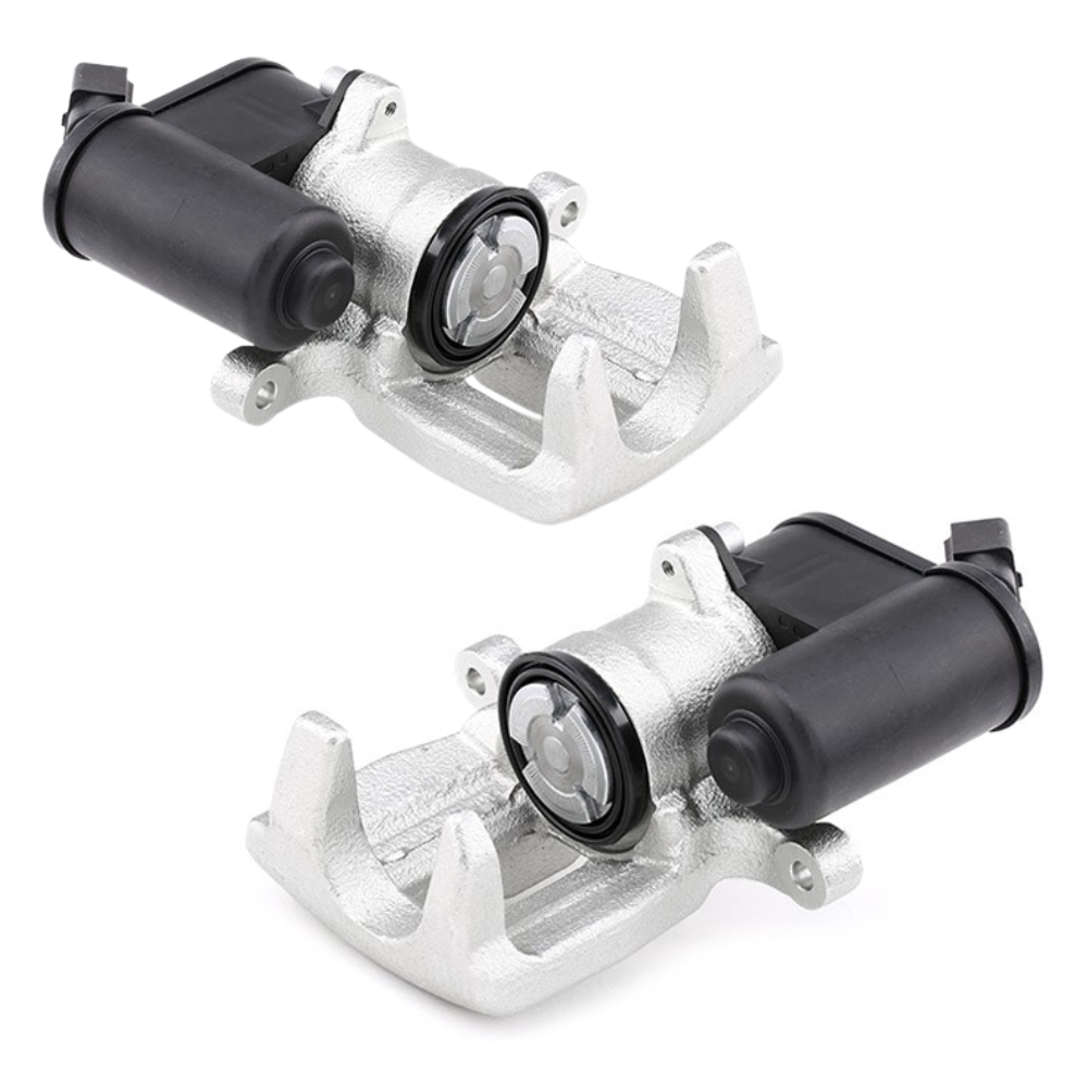 Audi A6 C6 2004-2011 Rear Pair Electric Brake Calipers 302mm Discs