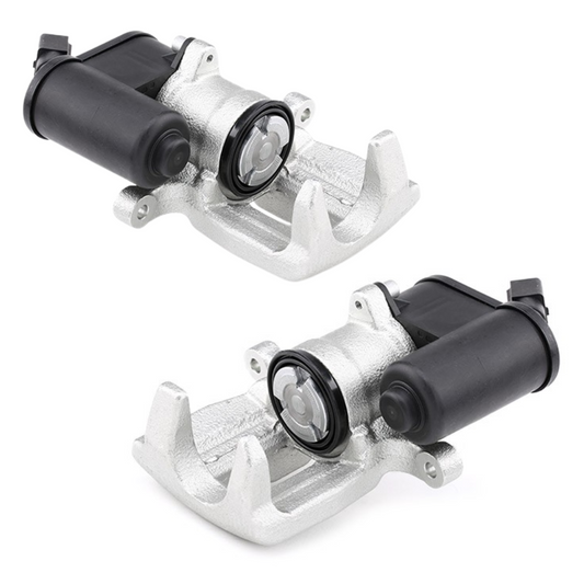 Audi A6 C6 2004-2011 Rear Pair Electric Brake Calipers 302mm Discs