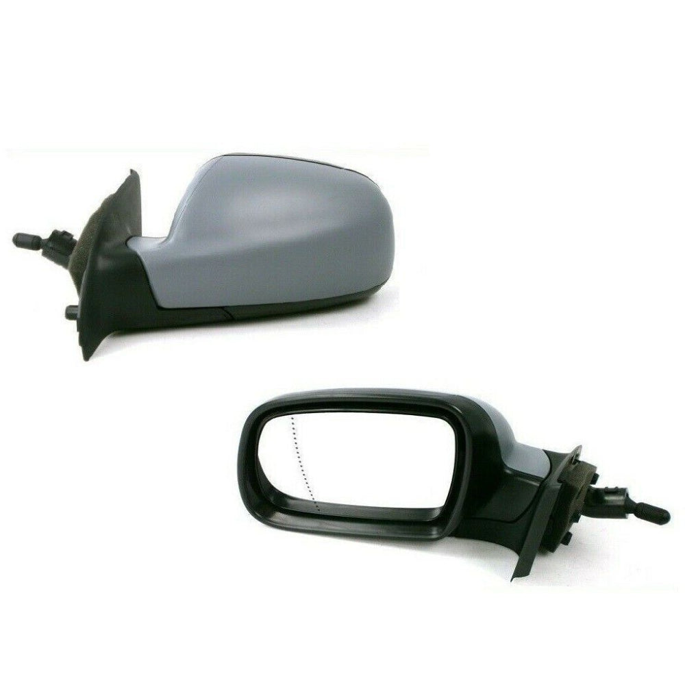 Peugeot 307 2001-2008 Cable Adjust Wing Door Mirror Primed Cover Passenger Side