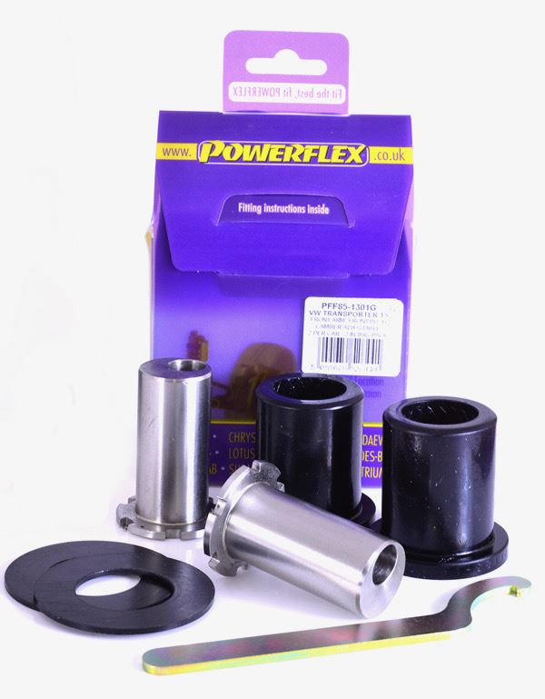 VW T6 Transporter 2015- PowerFlex Front Arm Front Bush, Camber Adjustable