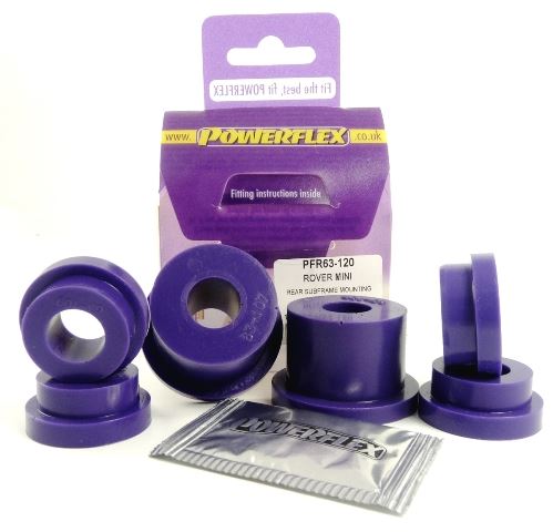 For Rover Rover Mini PowerFlex Rear Sub Frame Mounting Kit 1976 on