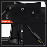 Fiat Scudo 1995-2006 Manual Cable Wing Door Mirror Black Left Side