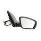 VW Polo 6R 2009-2016 Door Wing Mirror Black Manual Drivers Side Right