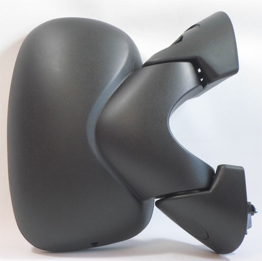 Nissan Primastar Van 2002-> Electric Wing Door Mirror Black Cover Drivers Side