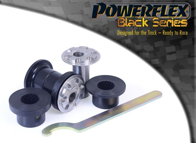 VW Fox PowerFlex Black Front Wishbone Front Bush Camber Adjustable