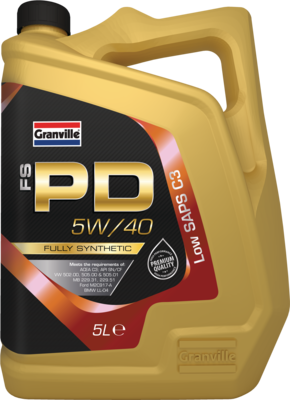 Car Engine Oil Granville FS-PD Diesel C3 SAE 5w40 Fully Synthetic 5L 5 Litre