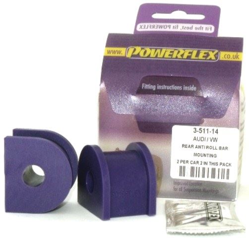 For VW Beetle 4Motion 1998-2011 PowerFlex Rear Anti Roll Bar Mounting