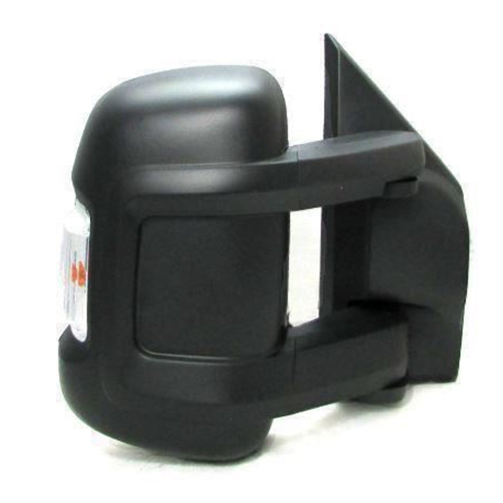 Fiat Ducato 2006-2023 Medium Arm Electric Black Wing Door Mirror Right Side