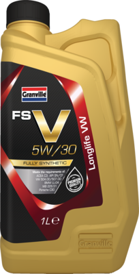 Car Engine Oil Granville FS-V Longlife VAG SAE 5W30 Fully Synthetic 1L 1 Litre