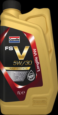 Car Engine Oil Granville FS-V Longlife VAG SAE 5W30 Fully Synthetic 1L 1 Litre