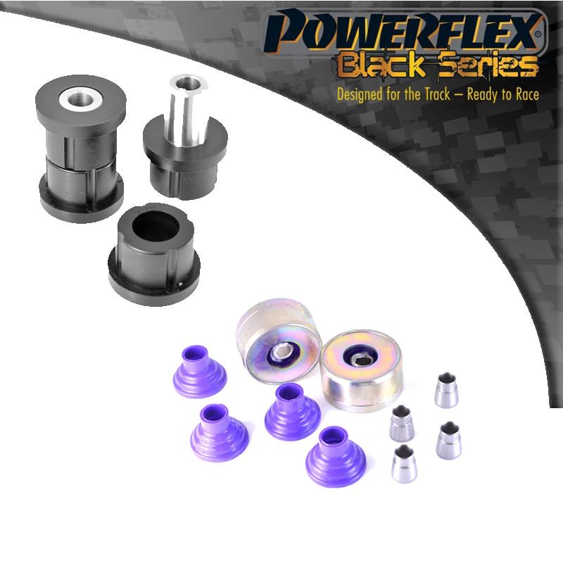 Ford Fiesta Mk4 & Mk5 (1995-2002) PowerFlex Black Front Wishbone Bush Set