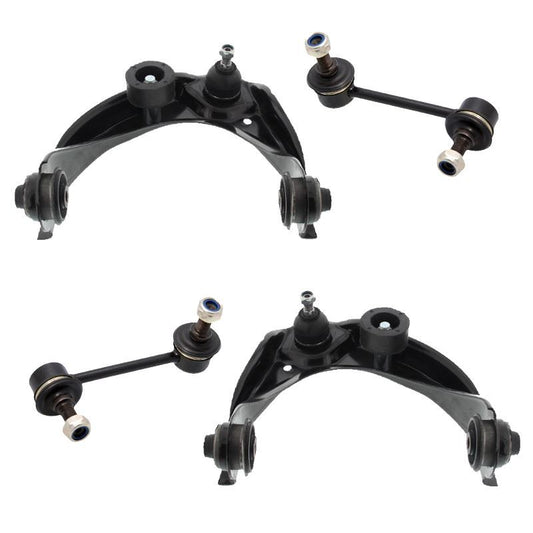 For Mazda 6 2002-2008 Upper Front Wishbones Arms and Drop Links Pair