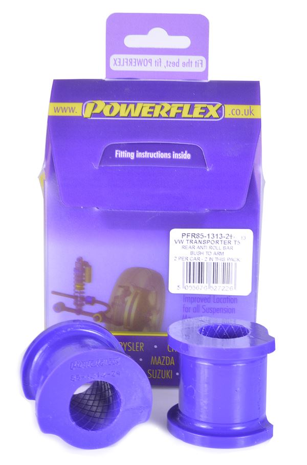 For VW T5 Transporter 2003-2015 PowerFlex Rear Anti Roll Bar Bush to Arm