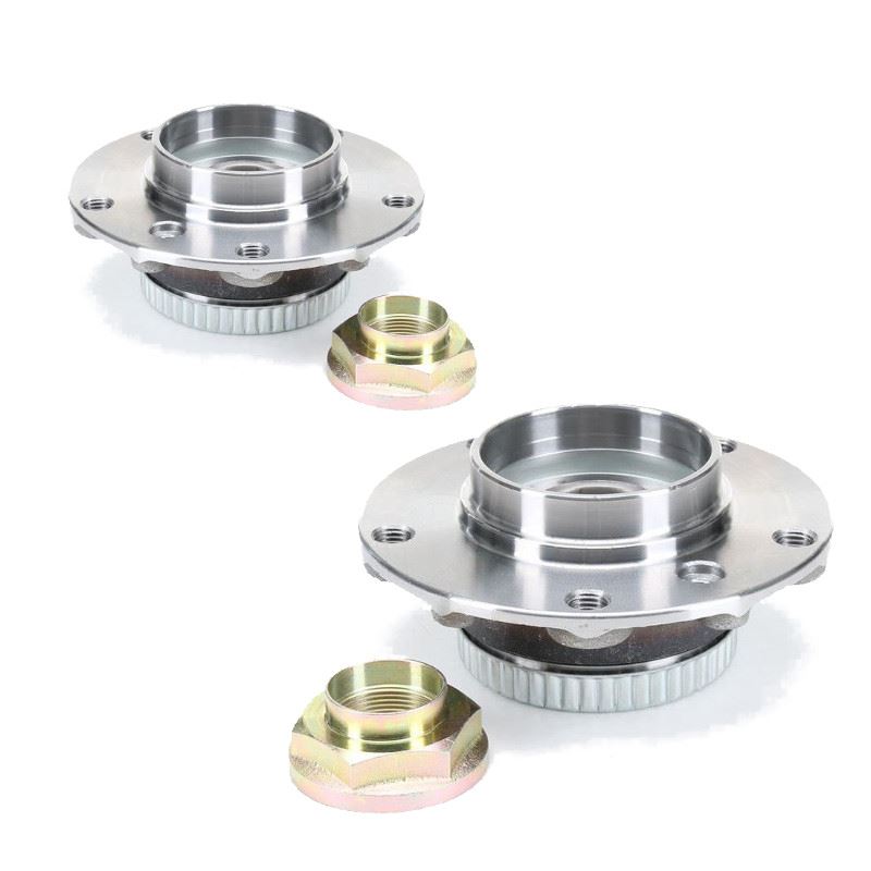 For BMW 8 Series E31 1990-1999 Front Hub Wheel Bearing Kits Pair Inc ABS Ring
