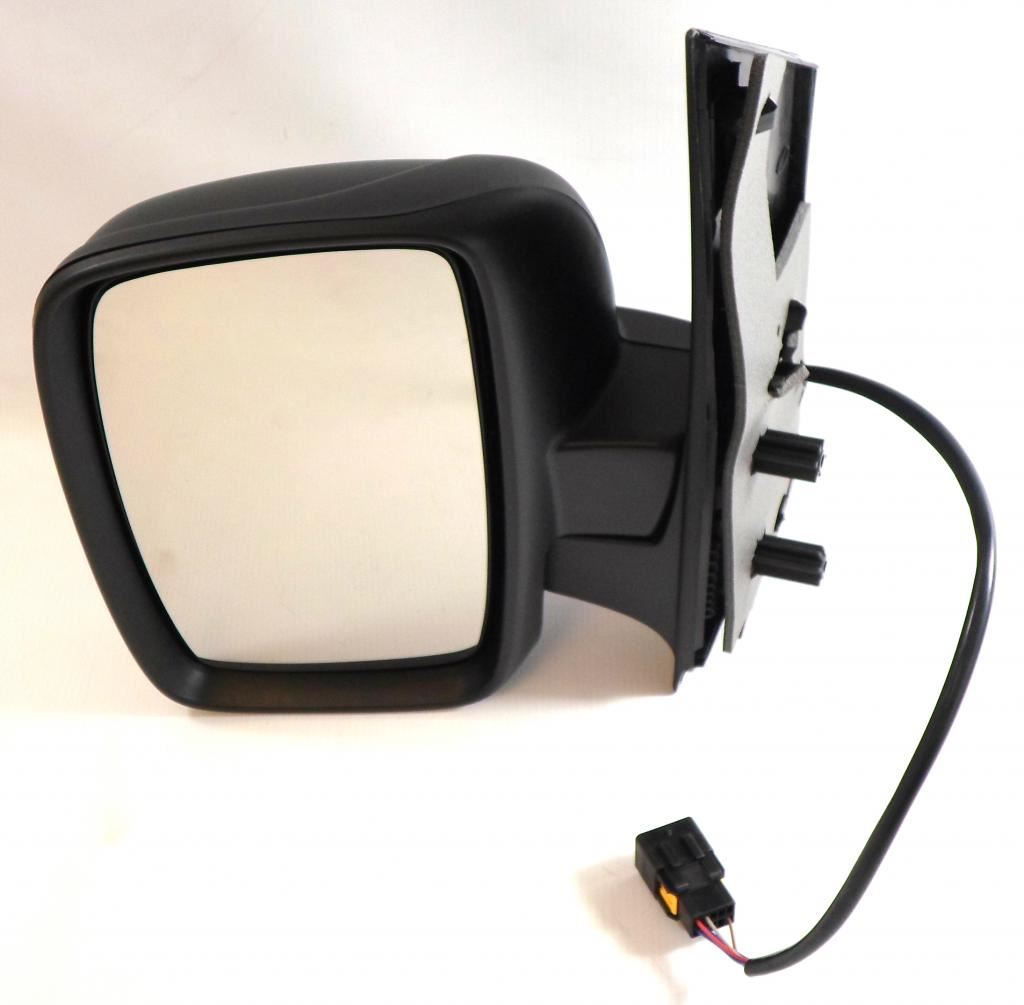 Fiat Scudo Van 2007- Electric Black Wing Door Mirror Single Glass Passenger Side