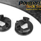 For Renault Scenic II 2003-2009 PowerFlex Black Series Lower Engine Mount Insert
