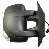 Renault Master 2010-2024 Electric Black Indicator Wing Door Mirror Drivers Side
