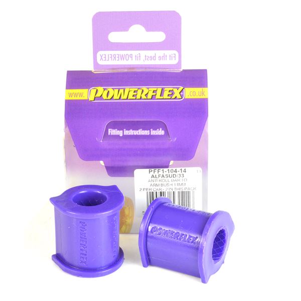 For Alfa 33 1983-1995 PowerFlex Anti Roll Bar To Arm Bush