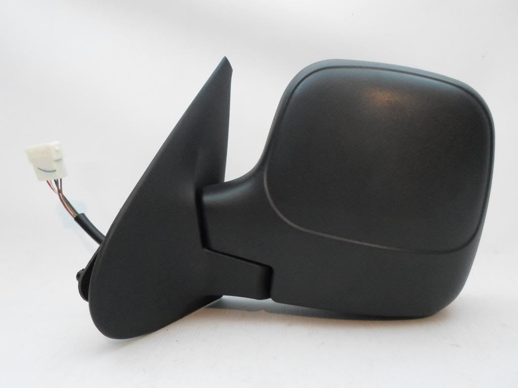 Peugeot Partner 1996-9/2008 Electric Wing Door Mirror Black Cover Passenger Side
