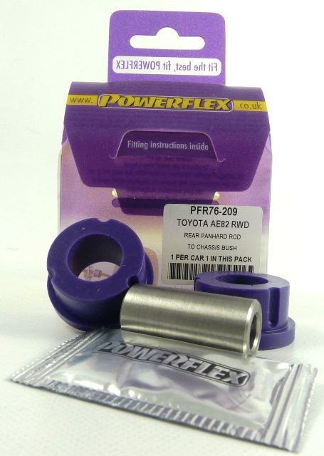 For Toyota Corolla AE86 RWD PowerFlex Rear Panhard Rod To Chassis Bush
