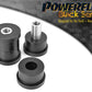 For VW Bora Mk5 1K 2005-2010 PowerFlex Black Rear Lower Spring Mount Inner