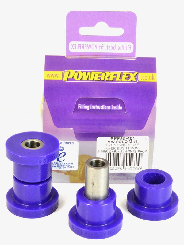 For VW Polo 6N (1995-2002) PowerFlex Front Wishbone Bush Set