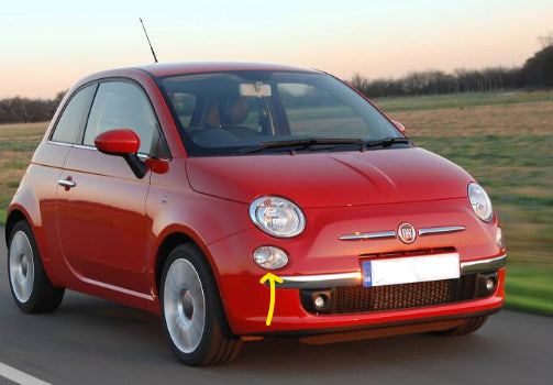 Fiat 500 2008-2015 High Beam Headlight Side Spot Bumper Light Lamp Left