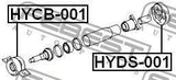 Hyundai H-1/Starex 1997-2007 Propshaft Centre Support Bearing Mount