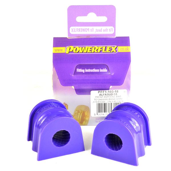 For Alfa 33 1983-1995 PowerFlex Front Anti Roll Bar To Chassis Bush