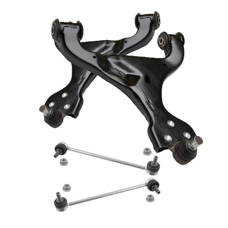 For Mercedes Viano 2003-2015 Lower Front Wishbones Arms and Drop Links Pair