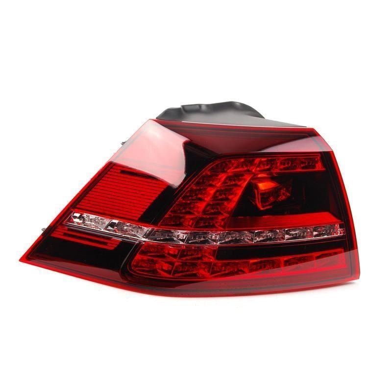 VW GOLF MK7 2013-2015 CHERRY RED LED REAR TAIL LIGHT PASSENGER SIDE N/S