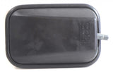 Land Rover Defender 1969-2006 Manual Wing Door Mirror Black Cover Passenger Side